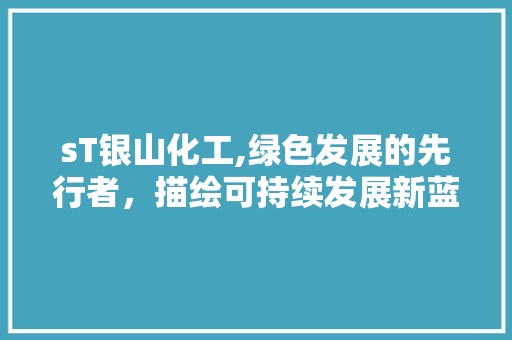 sT银山化工,绿色发展的先行者，描绘可持续发展新蓝图 软件技术